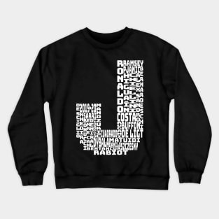 JUVENTUS - 2019 - 2020 - WHITE TEXT Crewneck Sweatshirt